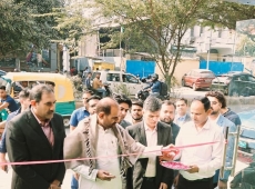 Ex-MP of South Delhi Ramesh Bidhuri inaugurating the showroom