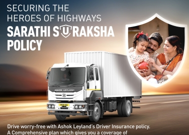 Ashok Leyland launches Sarathi Suraksha Policy for drivers