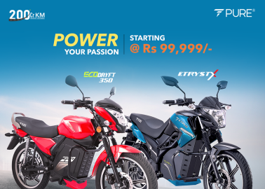 Pure EV Offers INR 20,000 Festive Discount On Ecodryft And Etryst X Motorcycles