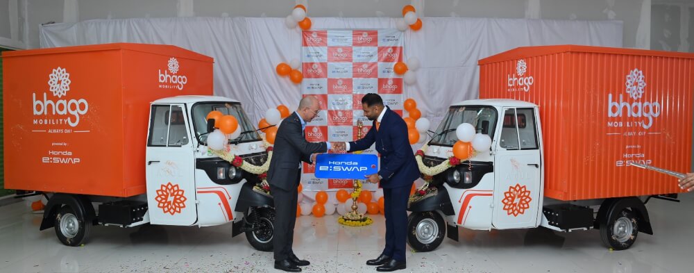 Honda e:Swap And Bhago Mobility Join Hands For Green Fleet Management Services