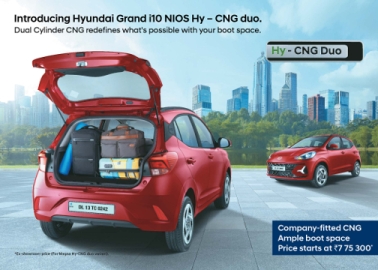 Hyundai Grand I10 Nios Dual Cylinder CNG Launched At INR 7,75,300