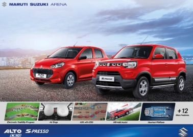 Maruti Suzuki India Makes ESP+ As Standard Across PV Range, Alto K10 and  S-Presson Become Safer