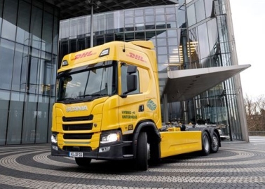 Scania And DHL Collaborate For Electric Truck With Fuel-Powered Range Extender