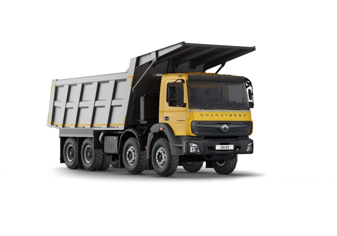 BharatBenz Torqshift Tippers Attract Bulk Order For Mining