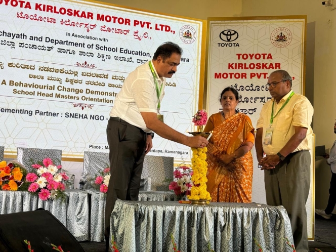 Toyota Kirloskar Motor Expands Flagship ABCD Sanitation Program In Ramanagara District