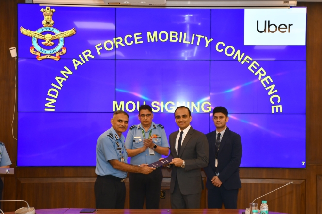 Uber Partners With Indian Air Force To Offer Its Mobility Solutions