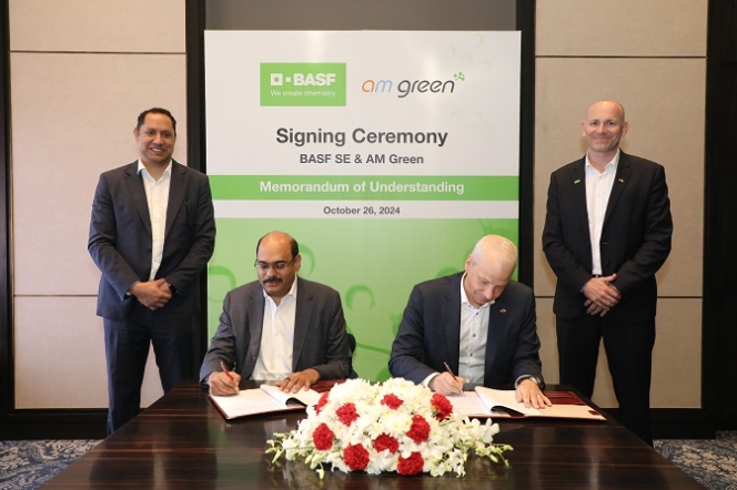 BASF And AM Green Join Hands To Evaluate Opportunities In Low-Carbon Chemicals In India