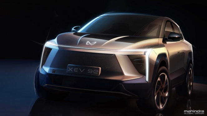 Mahindra XEV 9e sketch