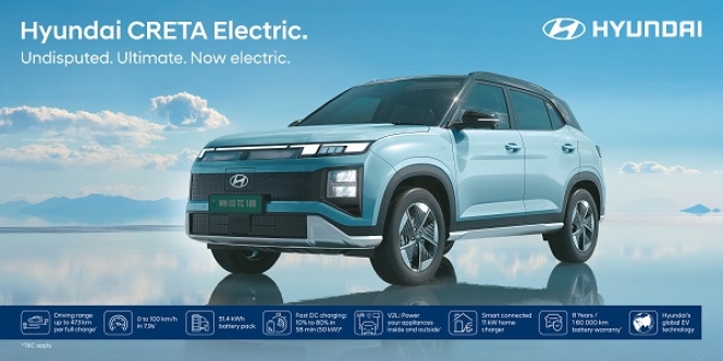 HMIL Launches Hyundai CRETA Electric At Bharat Mobility Global Expo 2025