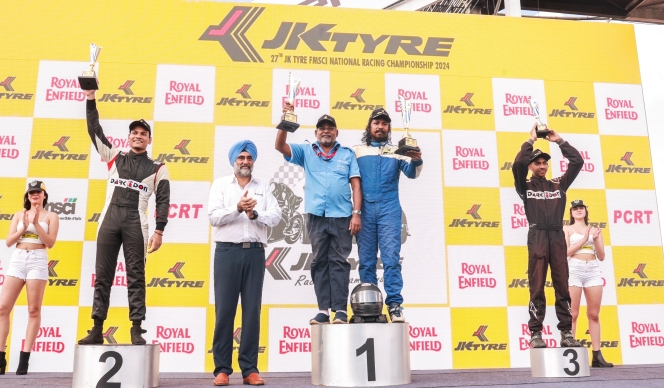 Tijil Rao And Navaneeth Score Big In 27th JK Tyre National Racing Championship