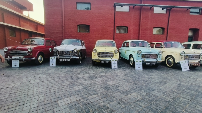 A line-up of the marvels at the exhibition