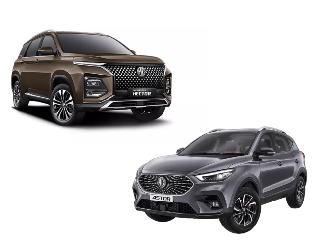 MG Hector - MG Astor