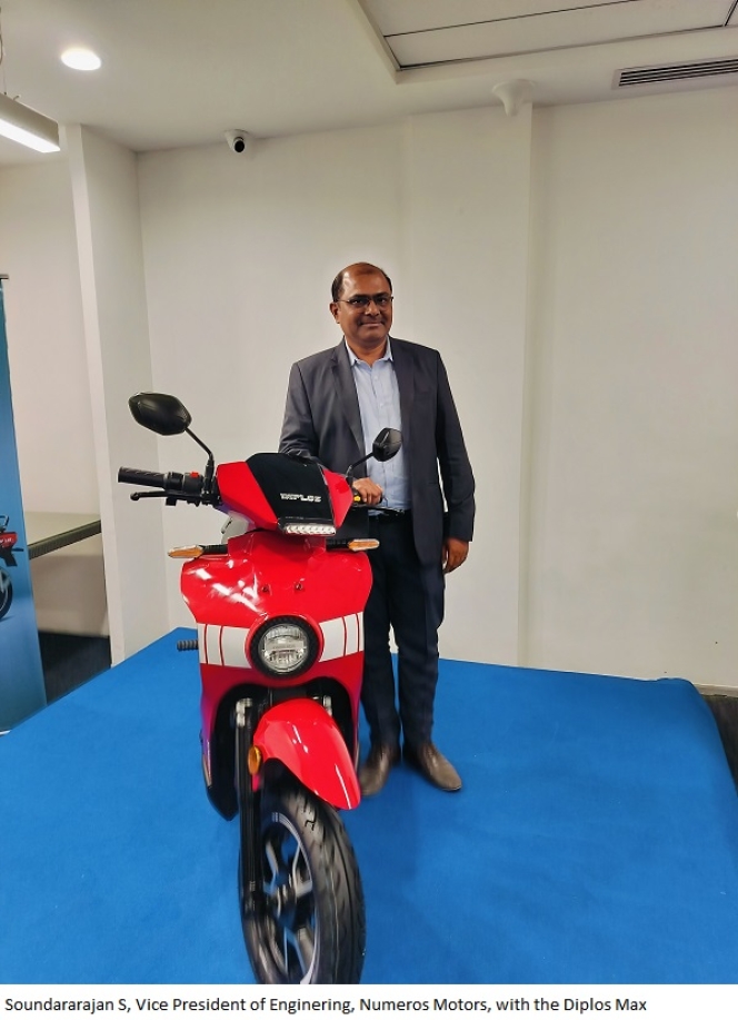 Numeros Motors Launches Diplos Max E-Scooter In Hyderabad