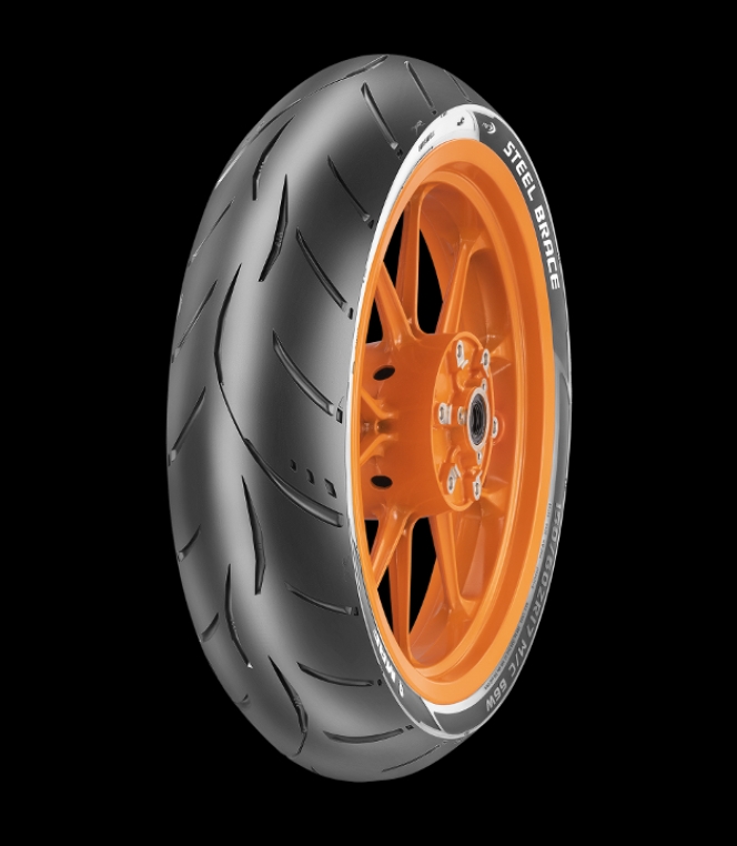 MRF Steel Brace Radial Tyres For High-End Motorbikes