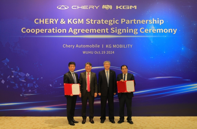 KG Mobility To Develop SUVs With Technology From Chery