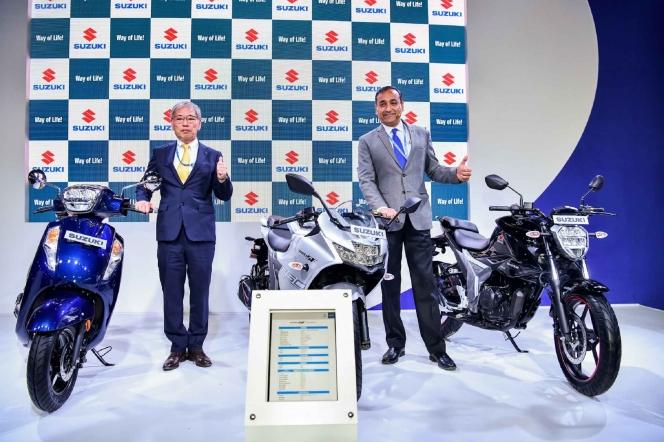 Suzuki Motorcycle India Showcases Katana, GSX-RR Moto GP, V-Strom 650XT