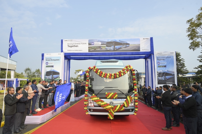 Tata Motors Flags Of E-Buses For Workforce Transportation At Its Pantnagar Plant