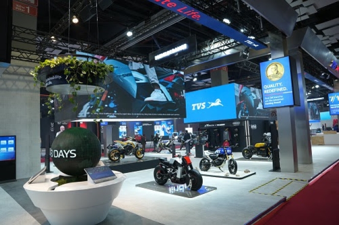 TVS Motor Company Displays Future Mobility Concepts At Bharat Mobility Global Expo 2025