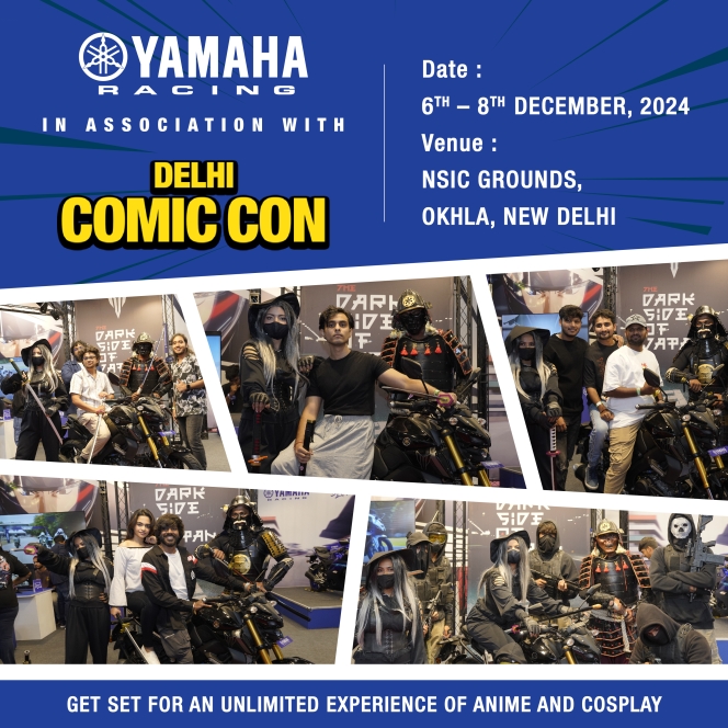 India Yamaha Motor Partners With Delhi Edition Of Comic Con India