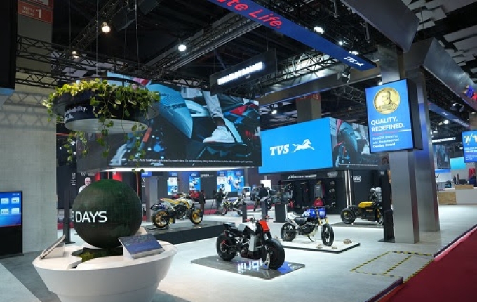 TVS Motor Company Displays Future Mobility Concepts At Bharat Mobility Global Expo 2025