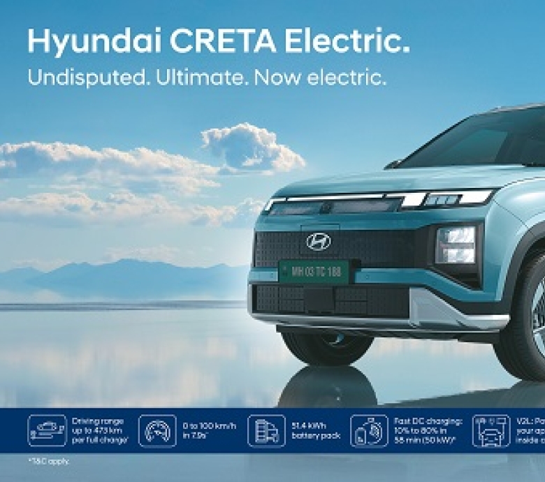 HMIL Launches Hyundai CRETA Electric At Bharat Mobility Global Expo 2025